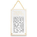 Acrilic Blessing - Gold, White