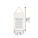 Acrilic Blessing - Gold, White