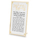 Acrilic Blessing - Gold, White