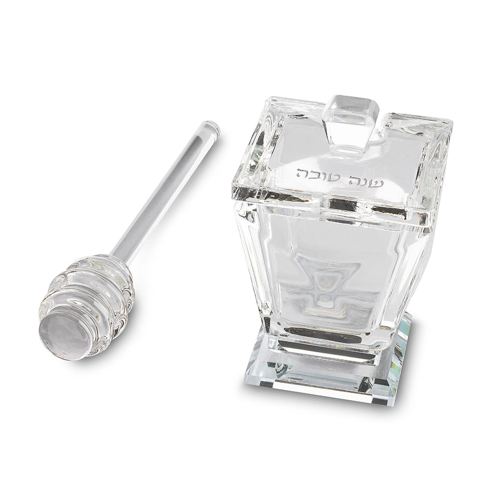 Crystal Honey Dish 10x6 cm