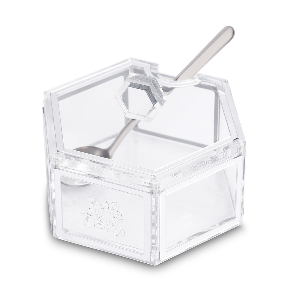 Acrilic Honey Dish, 9.5 cm