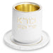 Polymer Kiddush Cup 8 cm with Saucer