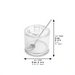 Acrilic Honey Dish, 9.5 cm
