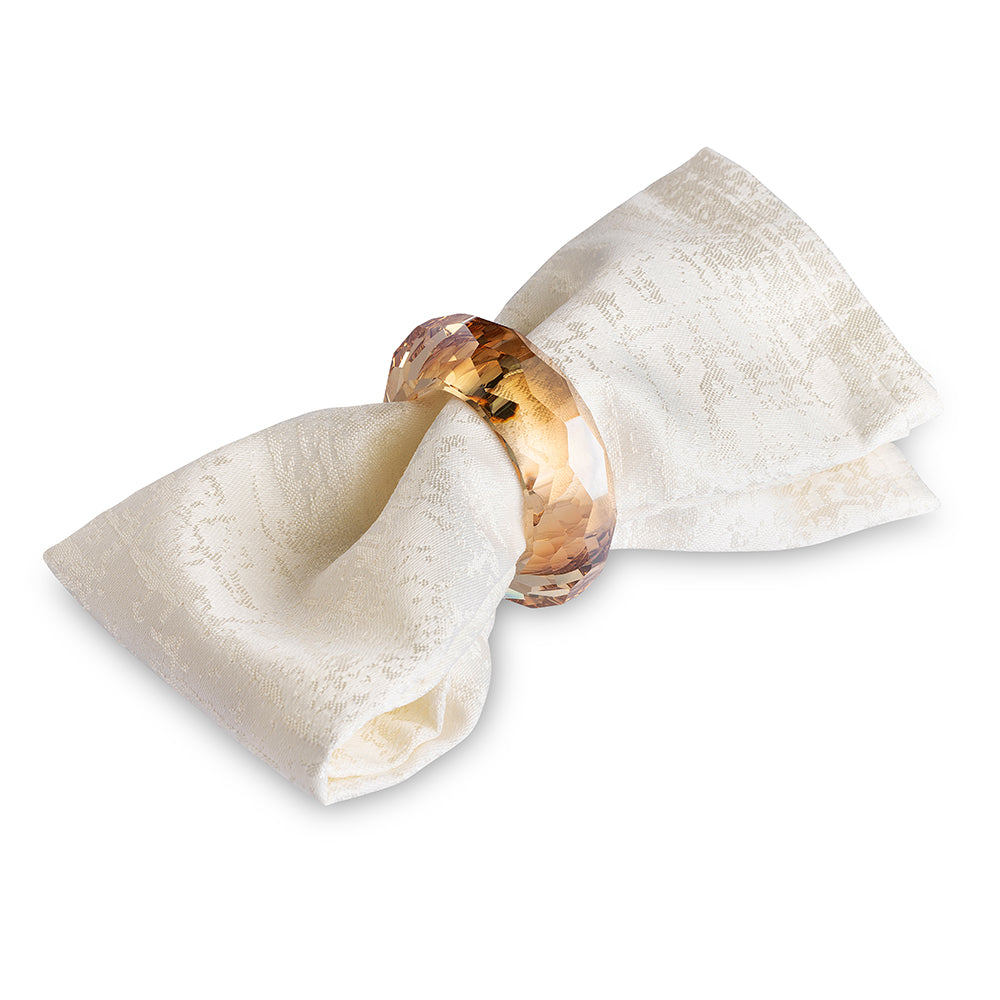 Set of 6 Napking Rings- Gold