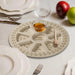 Elegant Melamin Rosh Hashana Plate 35 cm