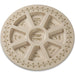 Elegant Melamin Rosh Hashana Plate 35 cm