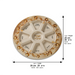 Elegant Melamin Rosh Hashana Plate 35 cm