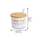 Bamboo Honey Dish "Shana Tovah"- 6.5 cm