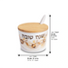 Bamboo Honey Dish "Shana Tovah"- 6.5 cm