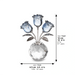 Crystal Tree 11 cm - Light Blue