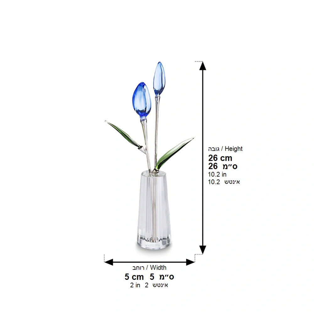 Crystal Tree 26 cm - Blue