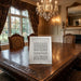 Perspex Bencher - Prayer for Bride Silver Color 25x14cm