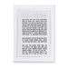 Perspex Bencher - Prayer for Bride Silver Color 25x14cm