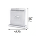 Perspex Stand Bencher- Ashkenzi Food Blessing 24x25 cm, Silver Color