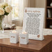 Polymer Candle Lighting Blessing with stand 27*19 cm