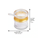 Acrilic Honey Dish, 7 cm