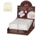 White & Gold Plastic Full Stand -Outlet Cover (24) 10 cm "Shabbat Kodesh"