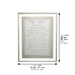 Framed Blessing 17*22 cm- Asher Yazar Ashkenaz