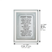 Framed Blessing 17*22 cm- "Mizmor L'todah"