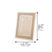 Glass Miror Glitter "Eshet Chail" 22x17 cm- "Lines" - Rose Gold