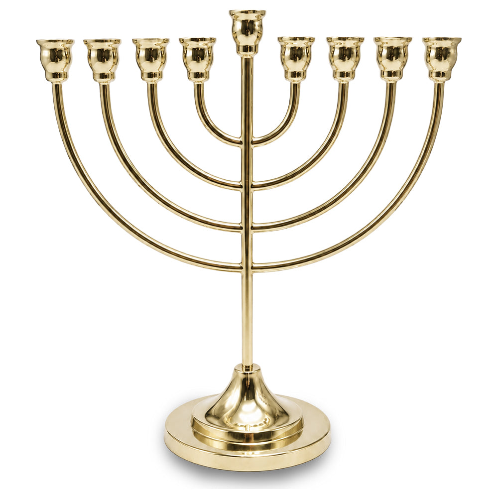 Metal Menorah 29*29 cm - Gold