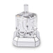 Acrylic Dreidel with base "N.g.h.poh" 6 cm Silver Color