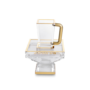 Acrylic Maim Achronim 15 cm- Gold and White