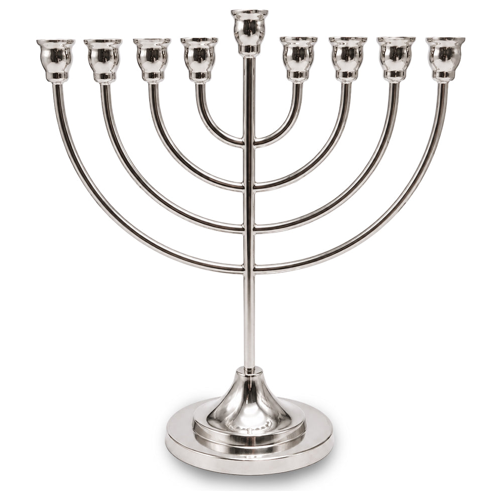 Metal Menorah 29*29 cm - Silver