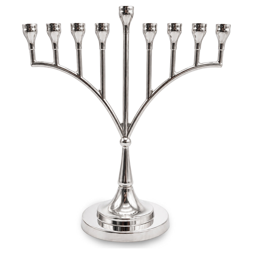 Metal Menorah 29*29 cm -Silver