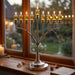 Metal Menorah 29*29 cm -Silver