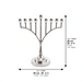 Metal Menorah 29*29 cm -Silver