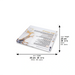 Acrilic Square Havdala Tray 25cm