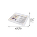 Acrilic Square Havdala Tray 25cm
