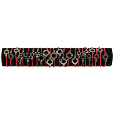 Set of Red Bracelets Assorted Designs (X24)