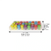 Plastic 27 pcs. Aleph- Bet Stamps 3 cm