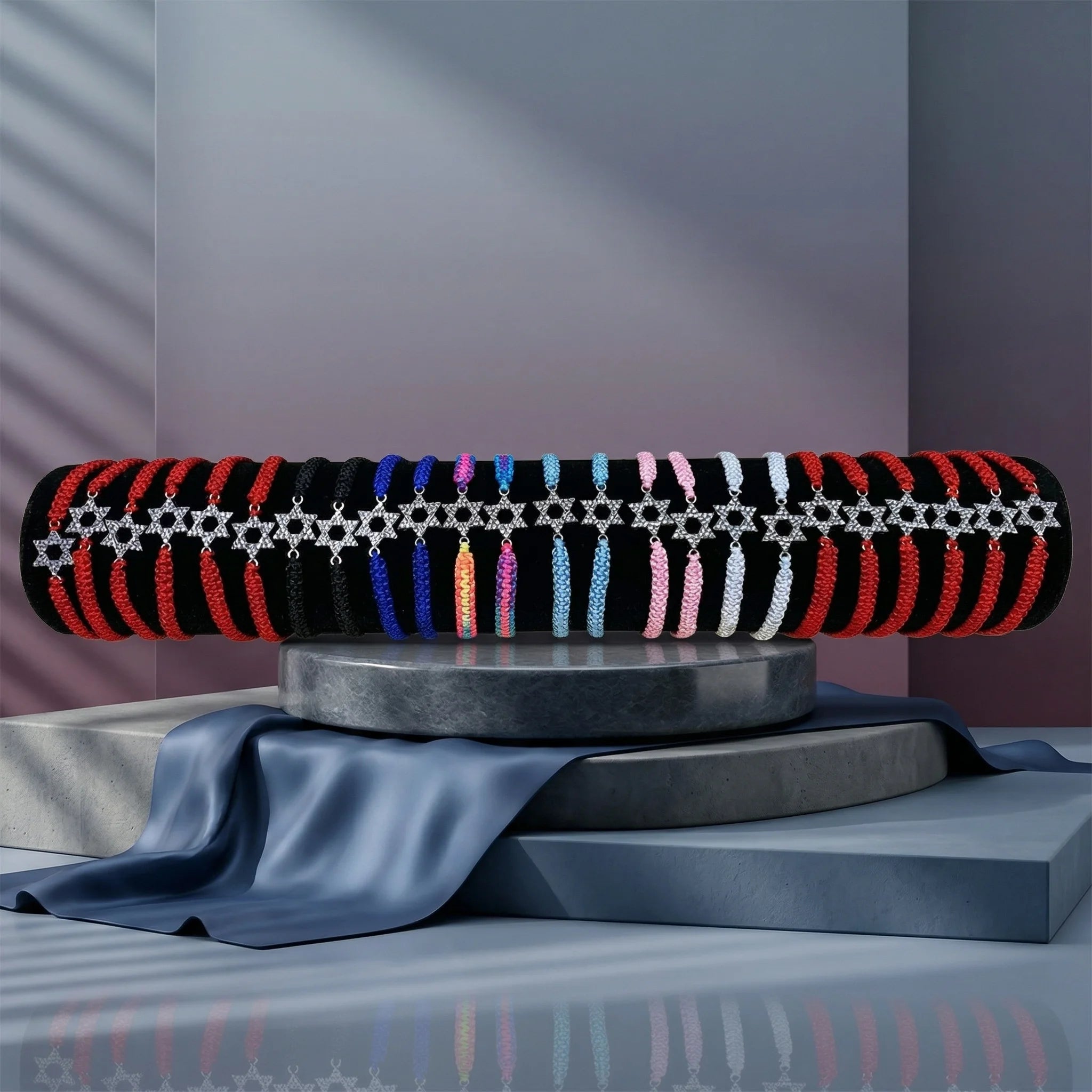 Colorful Shambala Bracelet- Magen David