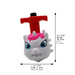 Plastic Hebrew Singing Dreidel in Blister Pack