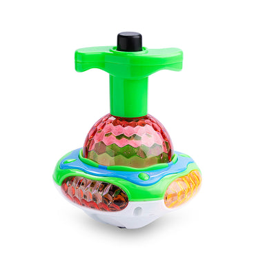 Plastic Hebrew Singing Dreidel in Blister Pack