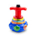 Plastic Hebrew Singing Dreidel In Blister Pack